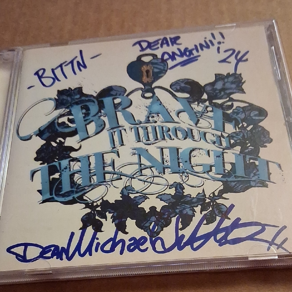 Serial Numbered Signed 'Brave It Through The Night' CD